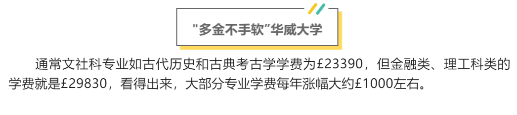英国热门G10大学留学生2023年学费一览