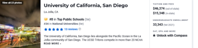 2023U.S.News全美最佳公立大学排名出炉！实力硬，性价比首选！
