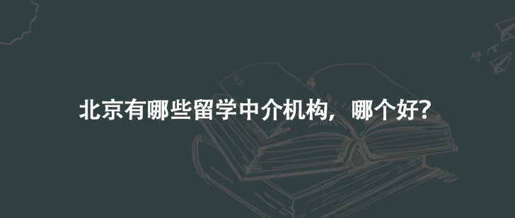 北京有哪些留學中介機構，哪個好？